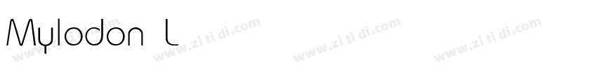 Mylodon Light字体转换